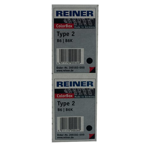 COLOP Reiner B6K Replacement Ink Pad Black (Pack of 2) RB6KINK EM00161 Buy online at Office 5Star or contact us Tel 01594 810081 for assistance