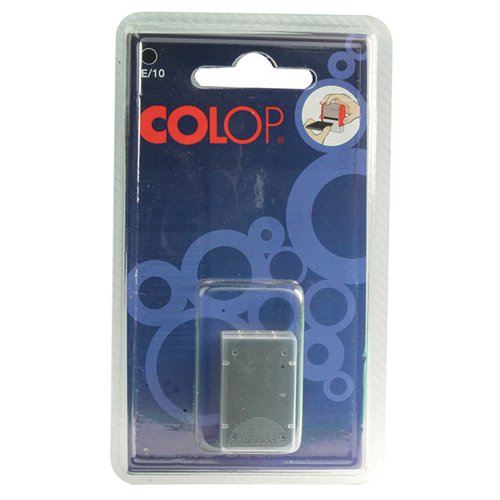 COLOP E/10 Replacement Ink Pad Black (Pack of 2) E10BK EM30489 Buy online at Office 5Star or contact us Tel 01594 810081 for assistance