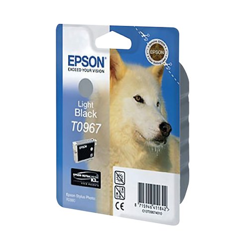 Epson T0969 Ink Cartridge Ultra Chrome K3 Husky Light Light Black C13T09694010