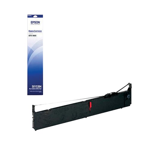 Epson SIDM Ribbon Cartridge For DFX-9000 Black C13S015384 - EP15384