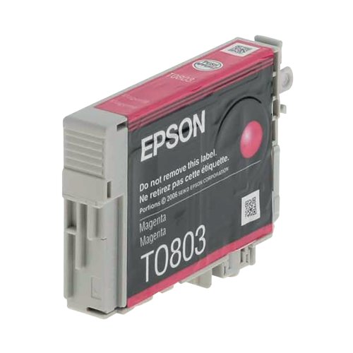 Epson T0803 Ink Cartridge Claria Photographic Hummingbird Magenta C13T08034011 EP33002 Buy online at Office 5Star or contact us Tel 01594 810081 for assistance
