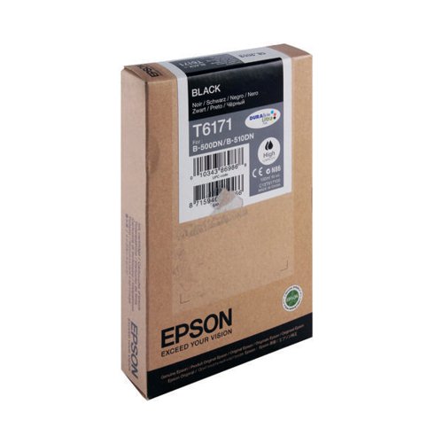 Epson B-500DN High Capacity Inkjet Cartridge Black C13T617100