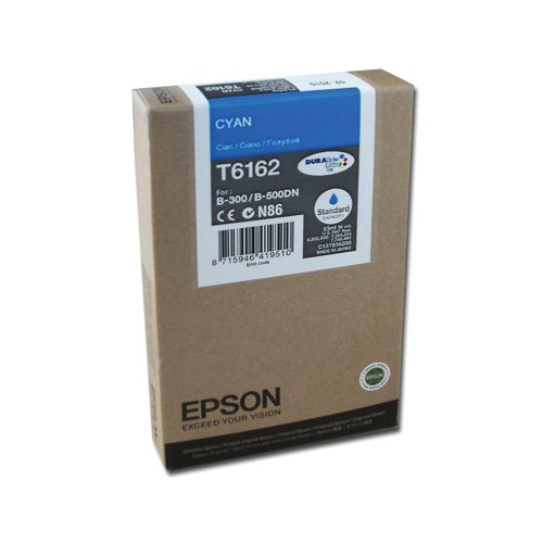 Epson T6162 Ink Cartridge SC DURABrite Ultra Cyan C13T616200 - Epson - EP41951 - McArdle Computer and Office Supplies