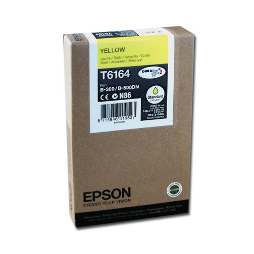 Epson T6164 Ink Cartridge SC DURABrite Ultra Yellow C13T616400 - Epson - EP41952 - McArdle Computer and Office Supplies