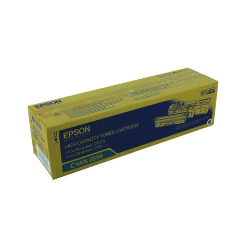 Epson AcuLaser C1600/CX16 High Capacity 2.7K Cyan Toner Cartridge C13S050556