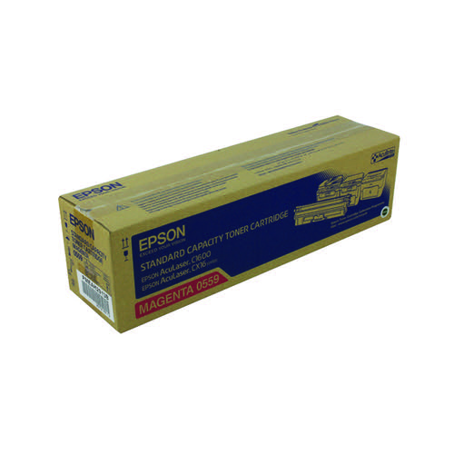 Epson AcuLaser C1600/CX16 Magenta Toner Cartridge Standard Capacity 1.6K C13S050559