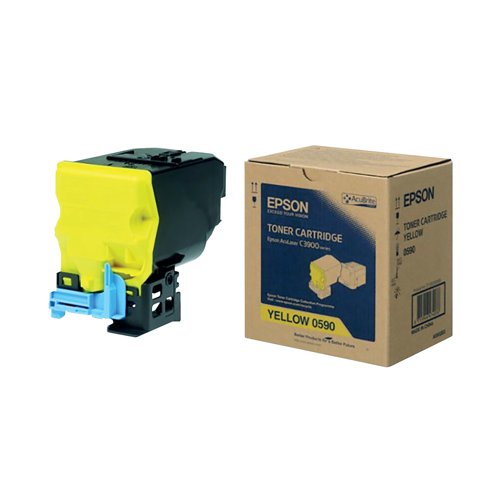 For a cartridge that gives you a wide range of hues and shade and precise printing, the Epson S050590 yellow toner cartridge is the perfect product for you. With a variety of expression, from the most saturated, bright tones to subtler shades, you can be certain that any image or graphic is printed without a problem. Cartridge is easily installed into your laser printer, taking no specialist knowledge. Compatible with Epson AcuLaser CX37 series and C3900 series printers. Page yield of up to 6,000 pages.
