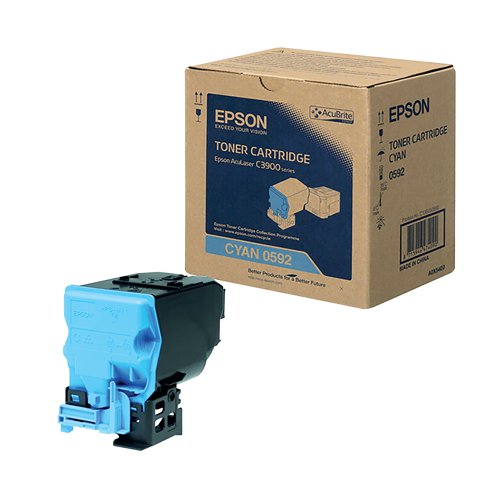 Epson S050592 Toner Cartridge 6k Cyan C13S050592 - Epson - EP47409 - McArdle Computer and Office Supplies