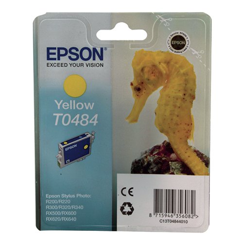 Epson T0484 Ink Cartridge Seahorse Yellow C13T04844010