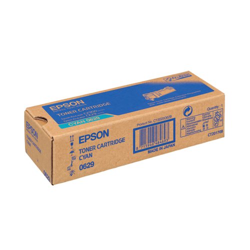 Epson S050629 Cyan Toner Cartridge C13S050629 / S050629