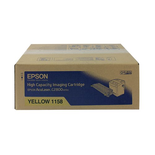 Epson 1158 Imaging Cartridge High Capacity Yellow C13S051158 - Epson - EP51158 - McArdle Computer and Office Supplies