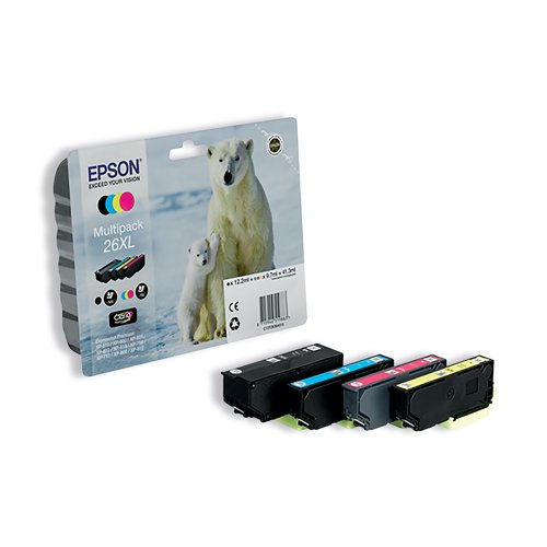 Epson 26XL Ink Cartridge Claria Premium Multipack HY CMYK C13T26364010