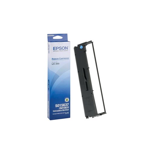 Epson SIDM Ribbon Cartridge For LX-300/350 Black C13S015637