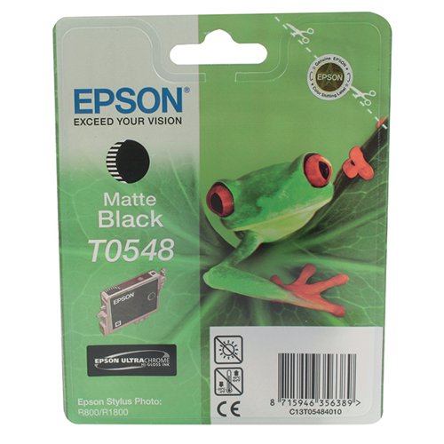 Epson T0548 Matte Black Inkjet Cartridge C13T05484010 / T0548
