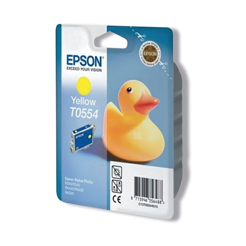 Epson T0554 Ink Cartridge Duck Yellow C13T05544010
