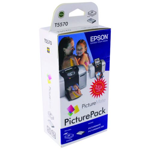 Epson Cyan/Magenta/Yellow/Light Cyan/Light Magenta/Black Inkjet Cartridges/Paper C13T557040 /T5570
