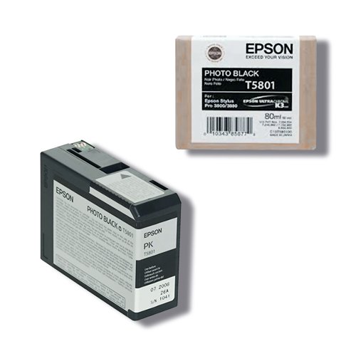 Epson T5801 Ink Cartridge Photo Black C13T580100