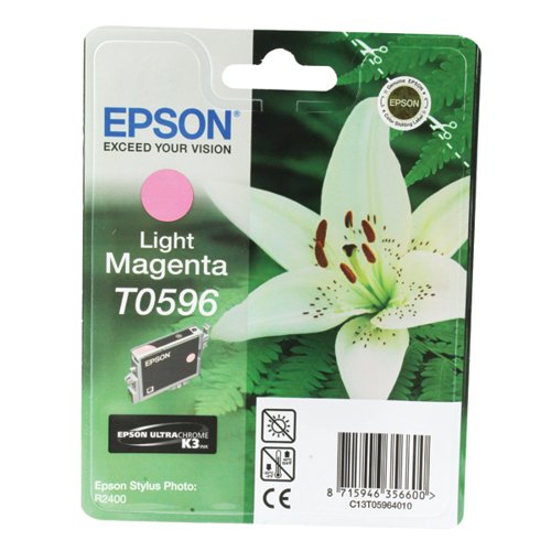 Epson T0596 Light Magenta Inkjet Cartridge C13T05964010 / T0596