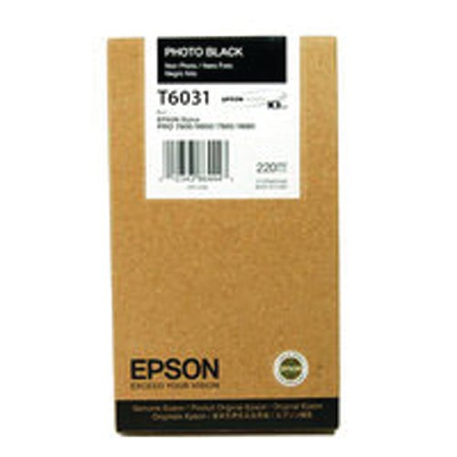 Epson T6031 Photo High Yield Black Inkjet Cartridge C13T603100 / T6031