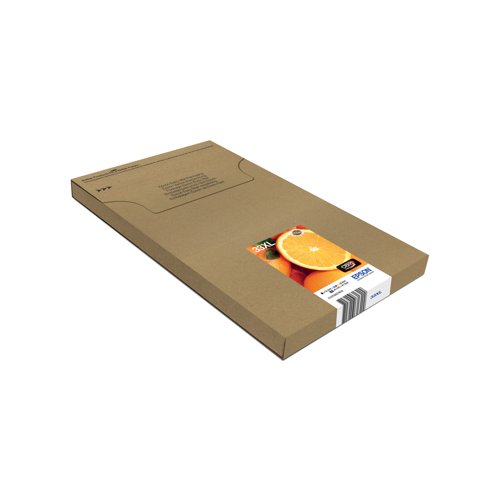Epson 33XL Ink Cartridge Claria Premium High Yield Oranges CMYK/Photo Black C13T33574510 Inkjet Cartridges EP61620