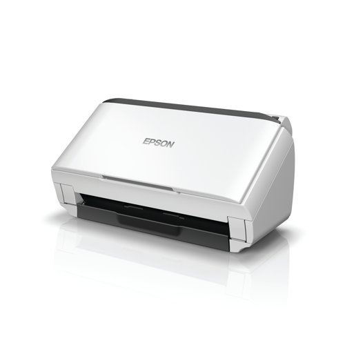 The Epson WorkForce DS-410 Document Scanner offers outstanding productivity features at an entry-level price. This makes it ideal for small businesses or home office users looking to buy a feature packed business scanner, as well as IT departments that want to invest in robust, versatile desktop scanners for their business. Featuring double feed detection and paper protection technology to make sure originals are protected and every page is scanned. A set of advanced LED sensors detects when two pieces of paper have been picked at once, instantly stopping the machine and alerting the user.