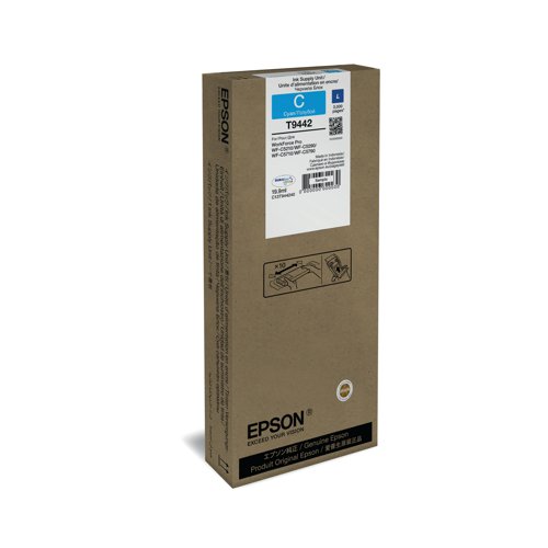 Epson T9442 L Ink Supply Unit For WF-C52xx/WF-C57xx Series Cyan C13T944240