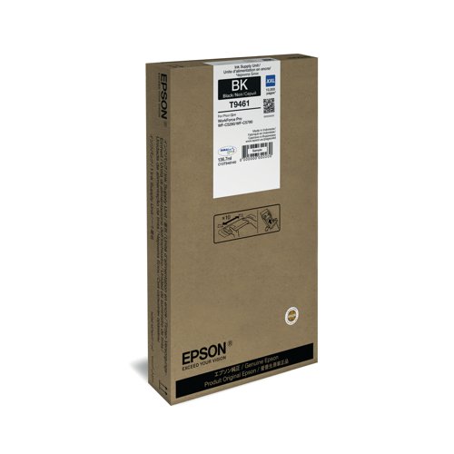 EP64538 Epson T9461 XXL Ink Supply Unit For WF-C5290/WF-C5790 Black C13T946140