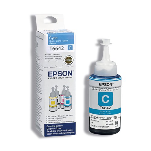 Epson 664 Ink Bottle EcoTank 70ml Cyan C13T664240