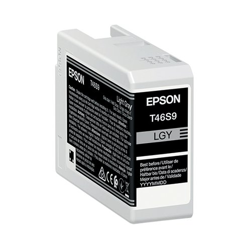 Epson T46S9 Ink Cartridge UltraChrome Pro 10 Light Grey 25ml C13T46S900 Inkjet Cartridges EP68100