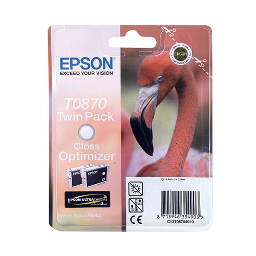Epson T0870 Gloss Optimizer Twin Pack C13T08704010 / T0870