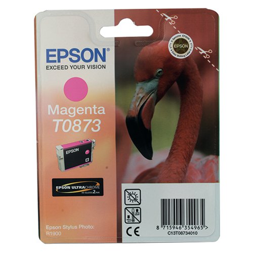 Epson T0873 Magenta Inkjet Cartridge C13T08734010 / T0873