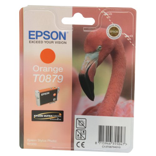Epson T0879 Orange Inkjet Cartridge C13T08794010 / T0879