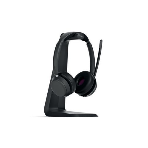 EPOS Impact 1061T ANC Wireless Binaural On Ear Headset Bluetooth with Charging Stand 1001171