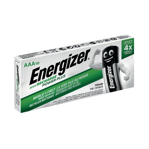 Energizer Rechargeable Battery AAA 850MAH Pack of 10 634355