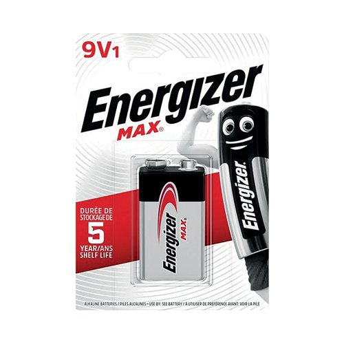 Energizer MAX 522 9V Battery E300115900 ER41029 Buy online at Office 5Star or contact us Tel 01594 810081 for assistance