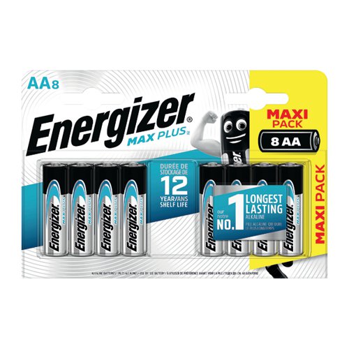 Energizer Max Plus AA Batteries (Pack of 8) E301324600