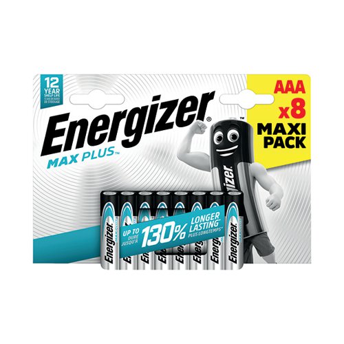 Energizer Max Plus AAA Battery (Pack of 8 ) E303321300