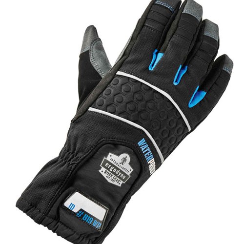 These thermal waterproof gloves provide protection in cold and wet environments. The cuffs feature an internal elastic cord and waterproof/windproof breathable membrane insert to keep hands warm and dry. Neoprene knuckle pads protect the gloves from damage from rough materials.