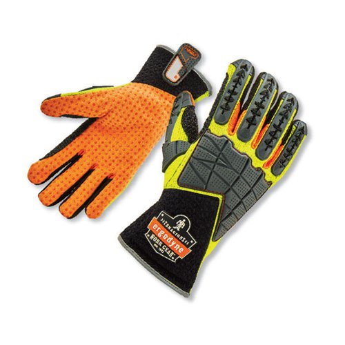 Ergodyne Impact Reducing Gloves 1 Pair Yellow XL