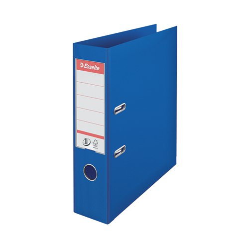 Esselte No 1 Lever Arch File Slotted 75mm A4 Blue (Pack of 10) 811350
