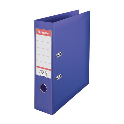 Esselte 75mm Lever Arch File Polypropylene A4 Purple (Pack of 10) 811530