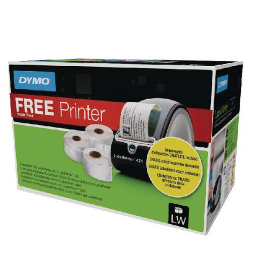 Dymo LabelWriter 450 Free when you buy 3 Label Rolls ES96042