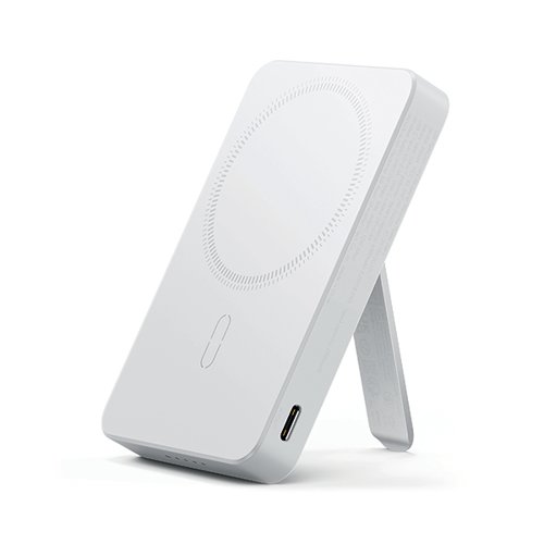 ESR HaloLock Mini Kickstand Wireless Power Bank 5,000mAh MagSafe Compatible White 2G504W
