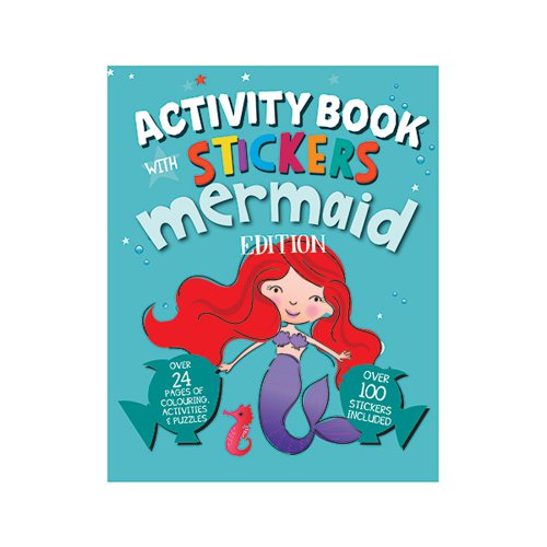 Mermaid Activity Book with Stickers (Pack of 12) 26070-MERM