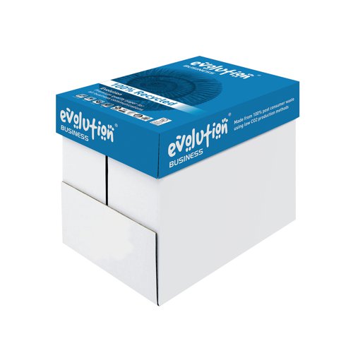 Evolution Business A4 Recycled Paper 80gsm White (Pack of 2500) EVBU2180 - Premier Paper - EVO00078 - McArdle Computer and Office Supplies