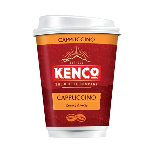 Kenco Cappuccino Coffee 2Go Cups (Pack of 8) MZ975137