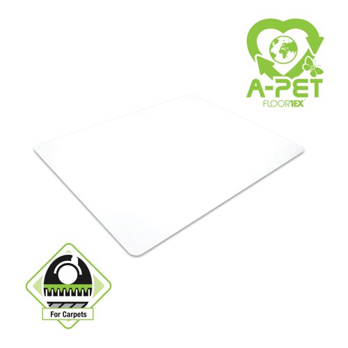 Cleartex Advantagemat Plus APET Chair Mat for Low and Standard Pile Carpets 1185x750mm UCCMFLAG0001 FL10699 Buy online at Office 5Star or contact us Tel 01594 810081 for assistance