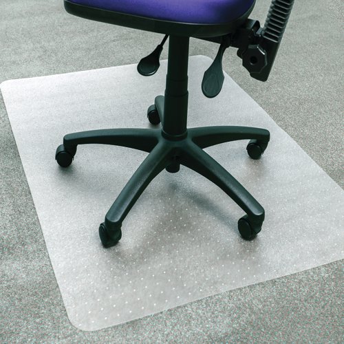 Cleartex Advantagemat Plus APET Chair Mat for Low and Standard Pile Carpets 900x1200mm UCCMFLAG0002