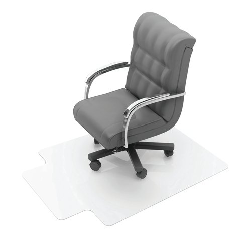 FL74101 Floortex Advantagemat PVC Lipped Chair Mat for Carpets up to 6mm Thick 1200x900x22mm Clear 119225LV