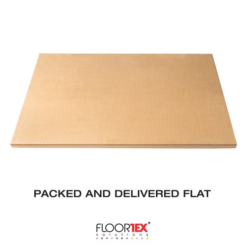 Floortex Advantagemat PVC Lipped Chair Mat for Carpets up to 6mm Thick 1200x900x22mm Clear 119225LV FL74101